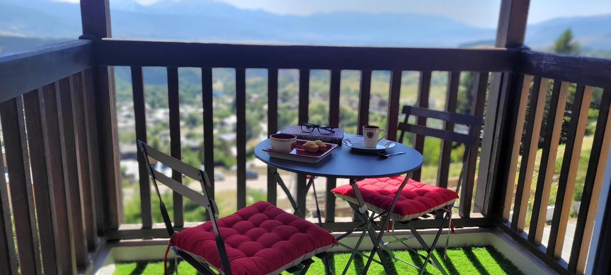 Les Balcons Du Soleil L Ourson Leilighet Font-Romeu-Odeillo-Via Eksteriør bilde